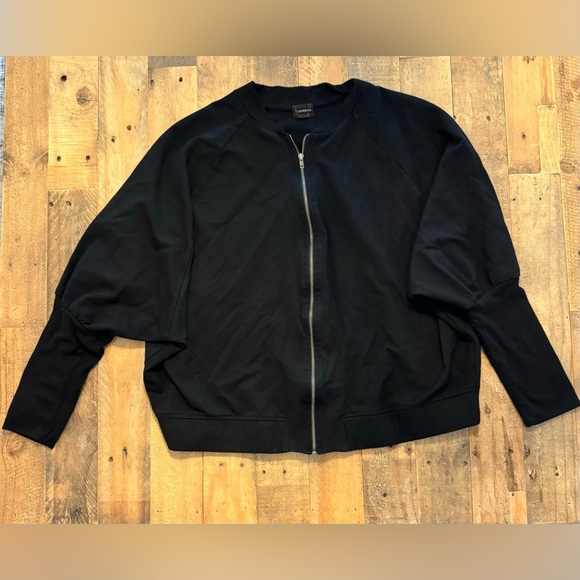 Free Press Bomber Jacket Balloon Sleeves Rayon - Picture 1 of 3